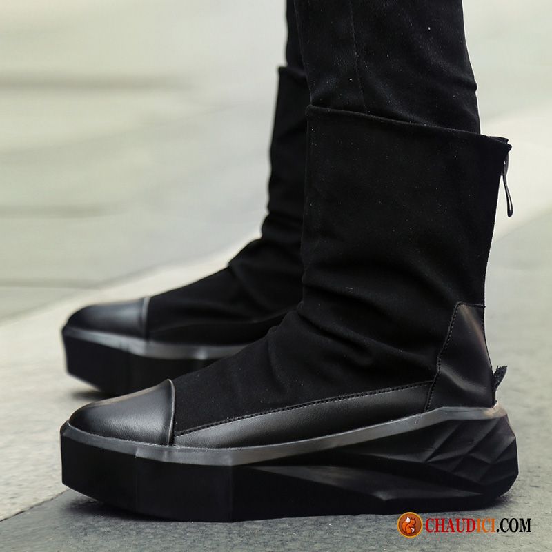 Boots Chaussures Homme Bottes Homme Chaussures De Skate Noir Derbies Pas Cher