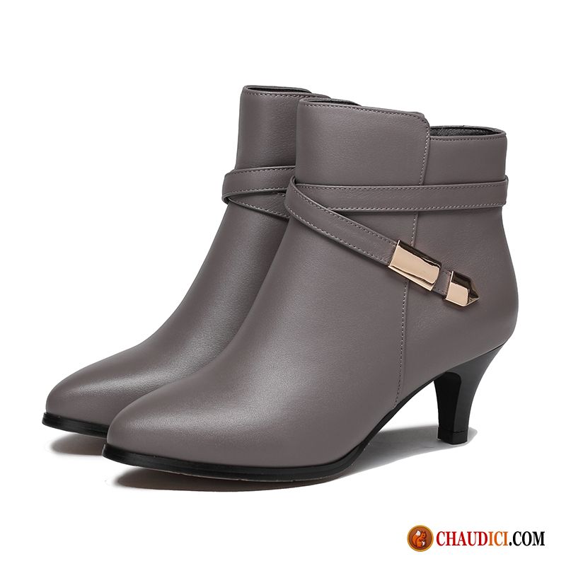 bottine a talon femme pas cher