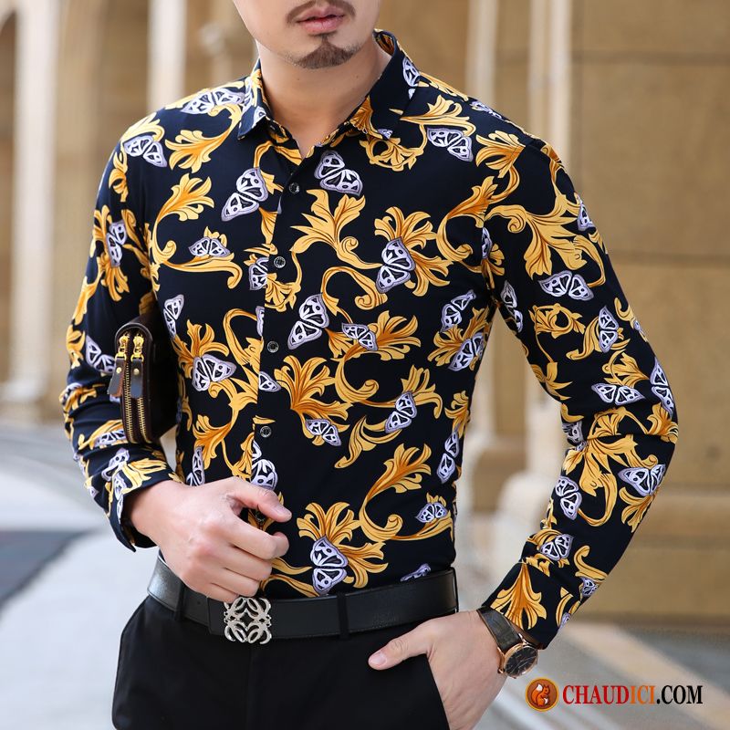 chemise homme en soie