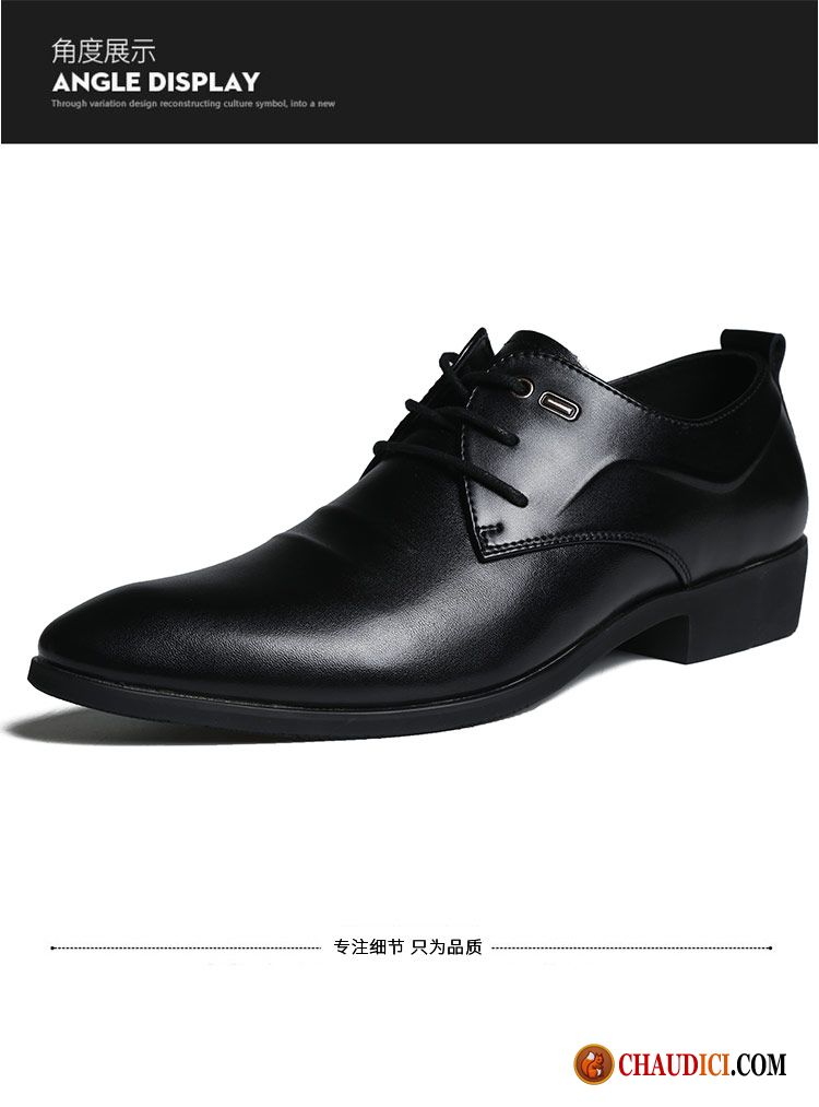 derbies cuir souple homme