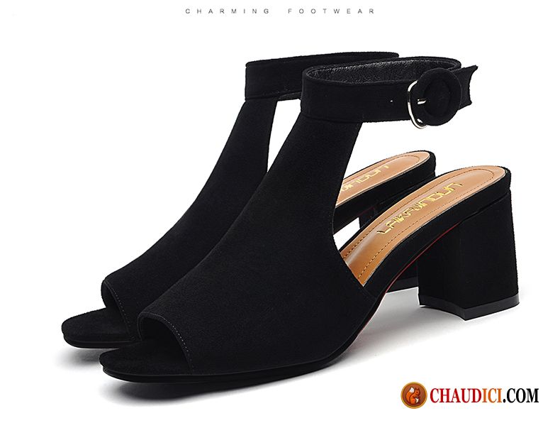 chaussure talon moyen femme