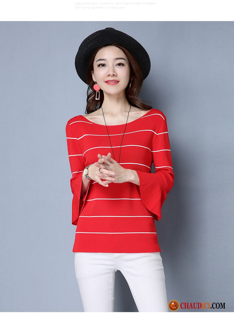 t shirt manche trois quart femme