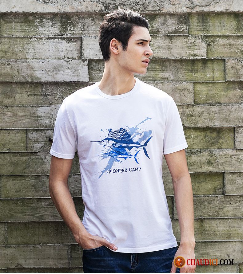 Tee Shirt Ado Enfant Fille Ete 2-14 Ans Ample Fluide Pas Cher Coton Tshirt Fille Manche Courte été Chic Col Rond Léger Confortable Imprimé Lapin Casual Sport Vacances (White, 2-3 Years