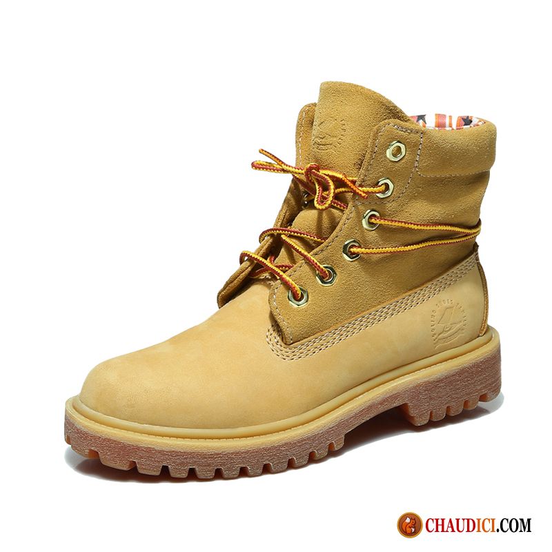 botte de travail yellow