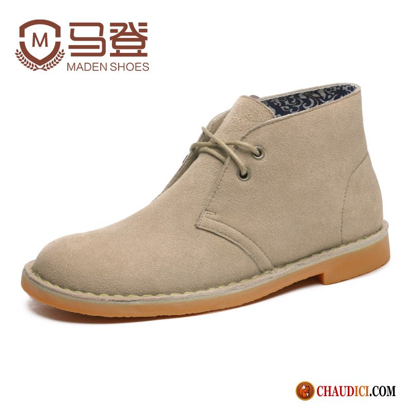 chaussure bout rond homme