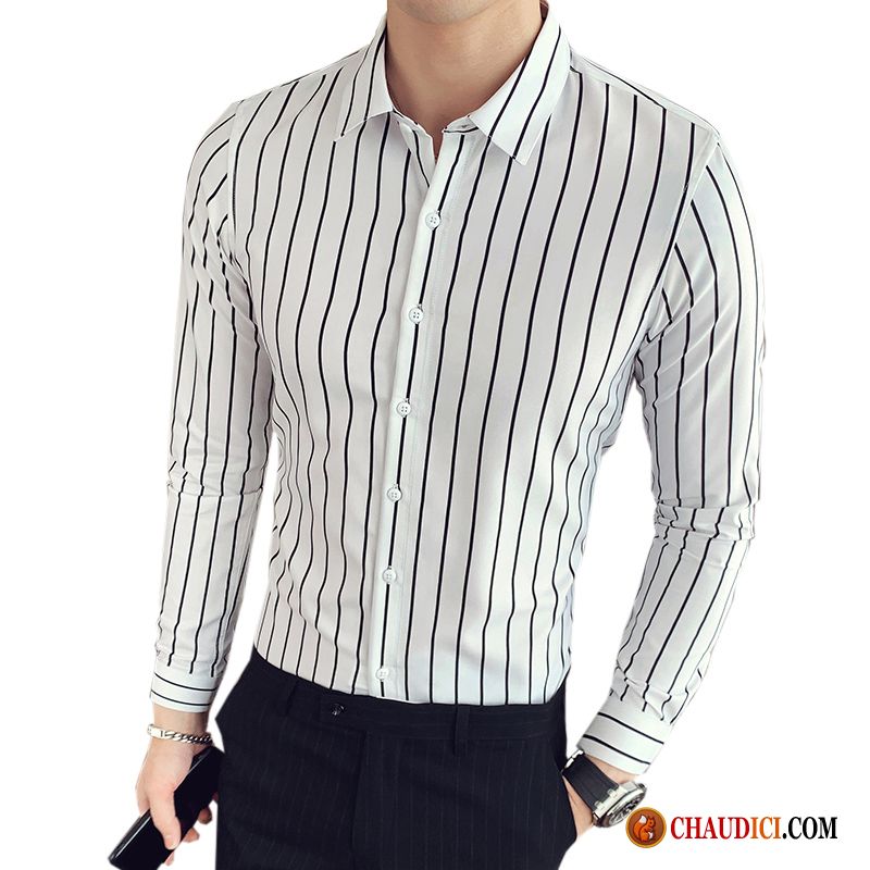 Chemises Cintrées Pour Homme Une Veste Longues Légère Beau Chemise