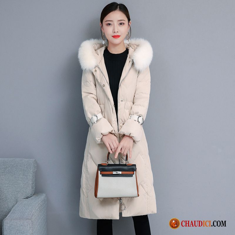 manteau fourrure mi long