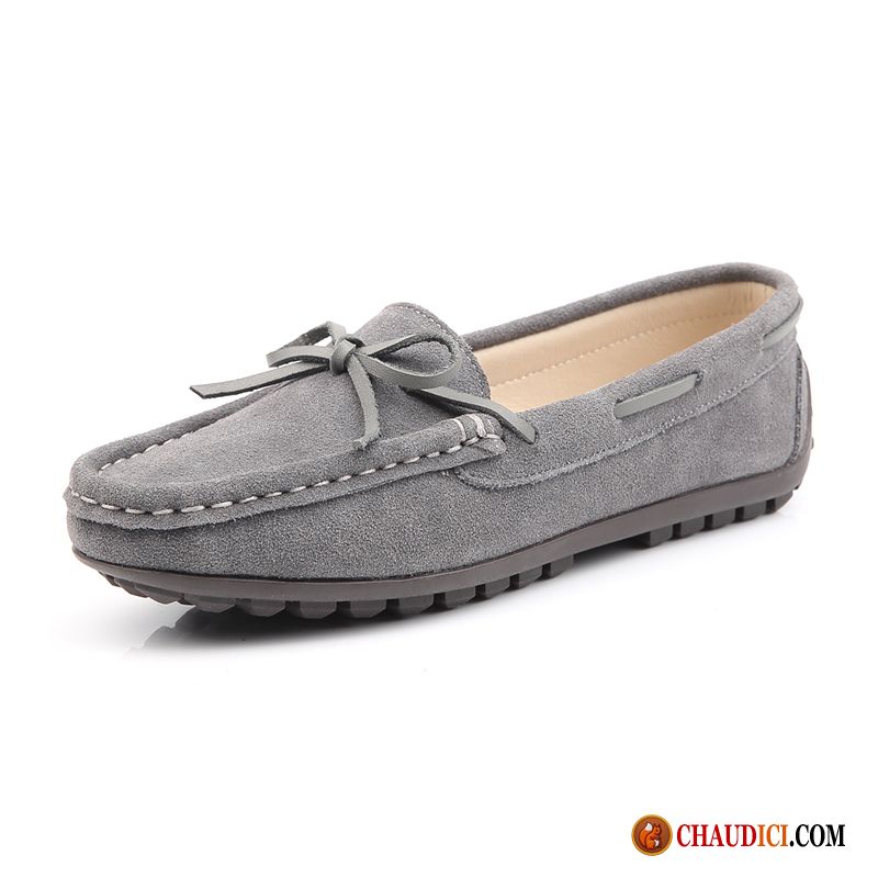mocassin femme cuir pas cher