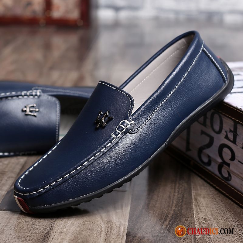 Mocassin Homme Cuir Souple Flâneurs Homme Chaussures De