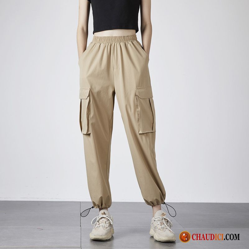 Pantalon Classique Pour Femme Femme Printemps Poche Pantalon Cargo