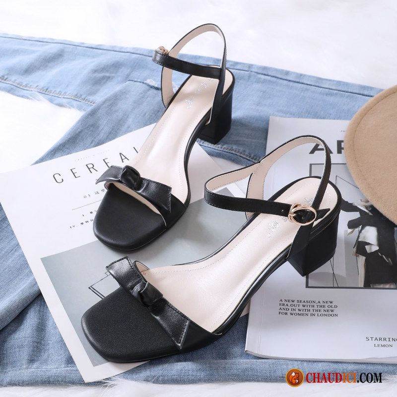 Promo Chaussures Sandales Femme Mode Dame Sandales Ouverture Du Pied Arc