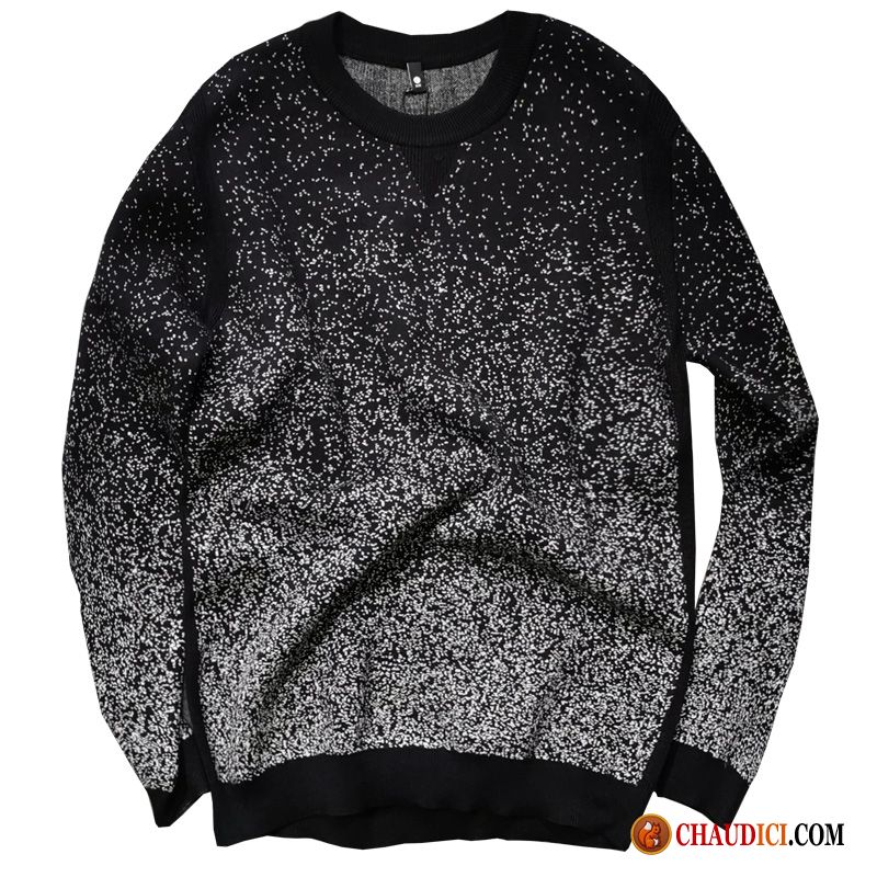 Pull Homme Pas Cher Hiver Col Rond Épaissir Pullovers Homme