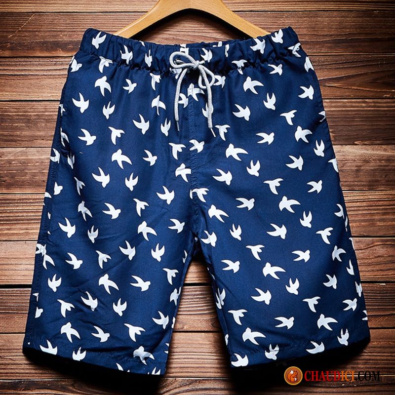 Visesunny Short De Plage Fantaisie Pour Homme à Séchage