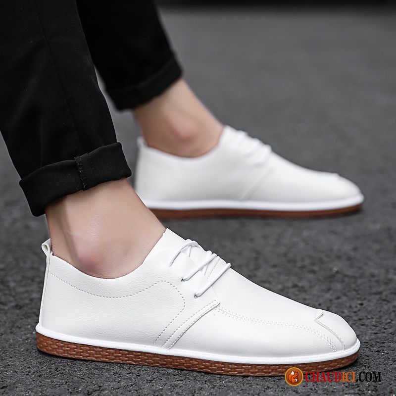 Achat Mocassin Homme Derbies Blanc Angleterre Homme Respirant Soldes