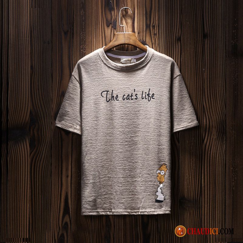 Acheter T Shirt En Ligne Dessin Animé Modèle Charmant Étudiant Été