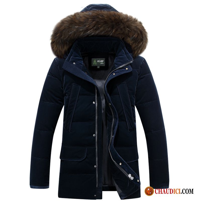 Acheter Une Doudoune Homme Longue Manteau Tendance Vêtements D'hiver Doudoune En Ligne