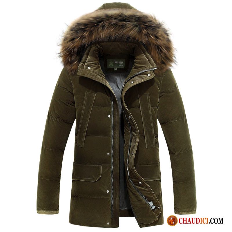 Acheter Une Doudoune Homme Longue Manteau Tendance Vêtements D'hiver Doudoune En Ligne