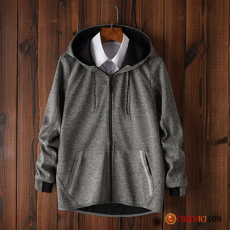 Acheter Veste Homme Capuche Veste Manteau Homme Baggy