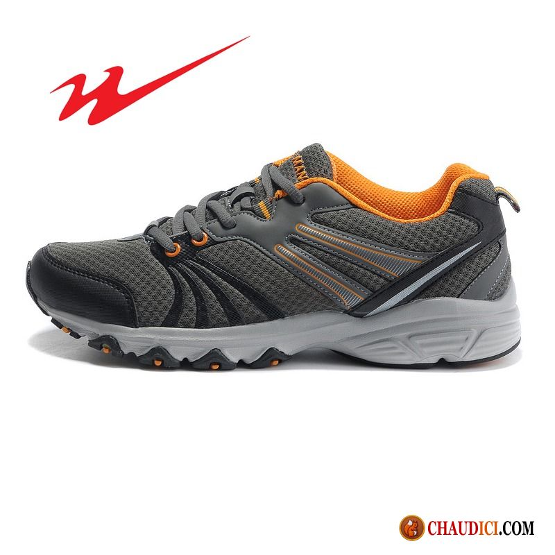 Basket De Running En Homme Marron Mode Chaussures De Course Chaussures De Voyage Respirant Le Jogging Pas Cher