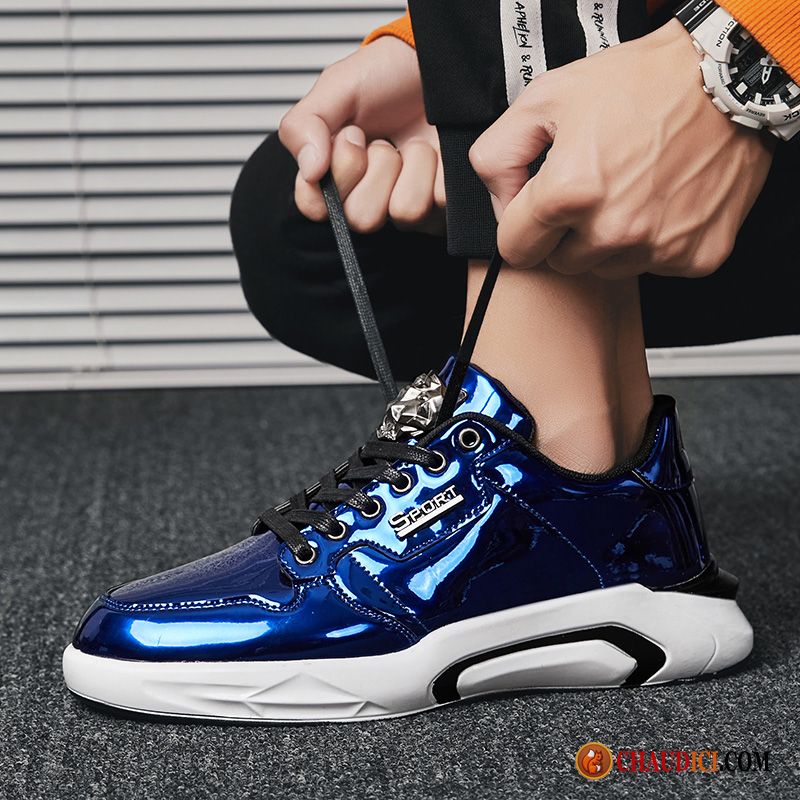 Basket De Running En Homme Saphir Décontractée Noir Homme Tous Les Assortis Tendance