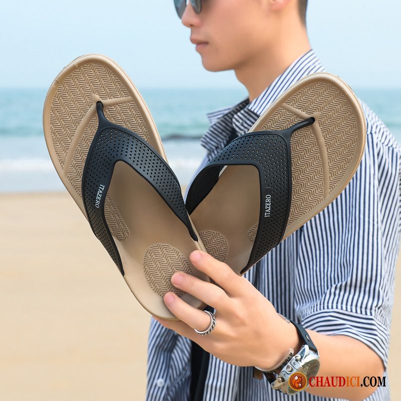 Basket Pantoufle Pour Homme Gris Sandales Tongs Chaussons Décontractée Plage Pas Cher