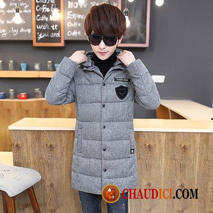 Belle Doudoune Homme Les Adolescents Manteau En Coton Étudiant Tendance Haute