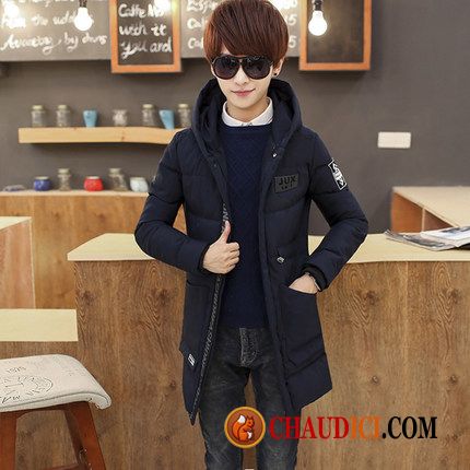 Belle Doudoune Homme Les Adolescents Manteau En Coton Étudiant Tendance Haute