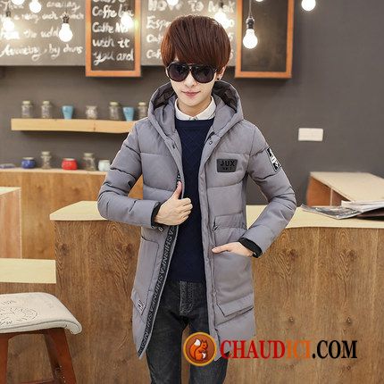 Belle Doudoune Homme Les Adolescents Manteau En Coton Étudiant Tendance Haute