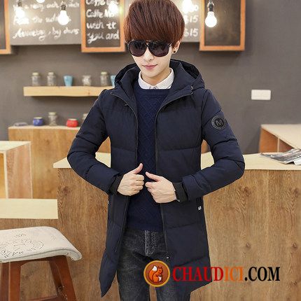 Belle Doudoune Homme Les Adolescents Manteau En Coton Étudiant Tendance Haute