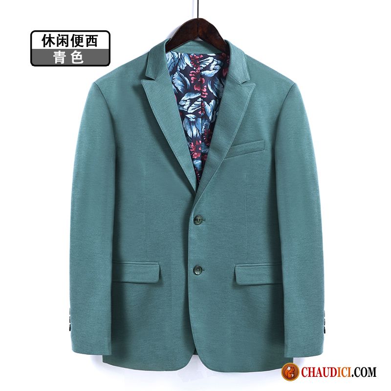 Blazer Homme Bleu Soldes Jeunesse Une Veste Rouge Printemps Clearance À Vendre