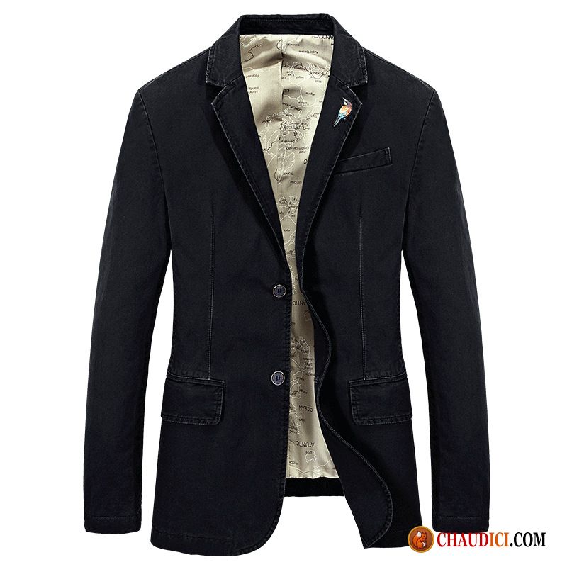 Blazer Homme Solde Marque Saumon Grande Taille Petit Costume L'automne Printemps Baggy France