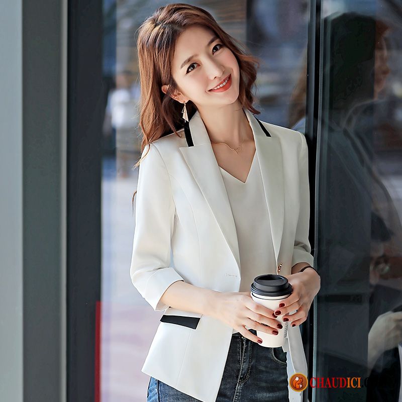 Blazer Mariage Femme Pas Cher Veste De Costume Une Veste Femme Manche Printemps France