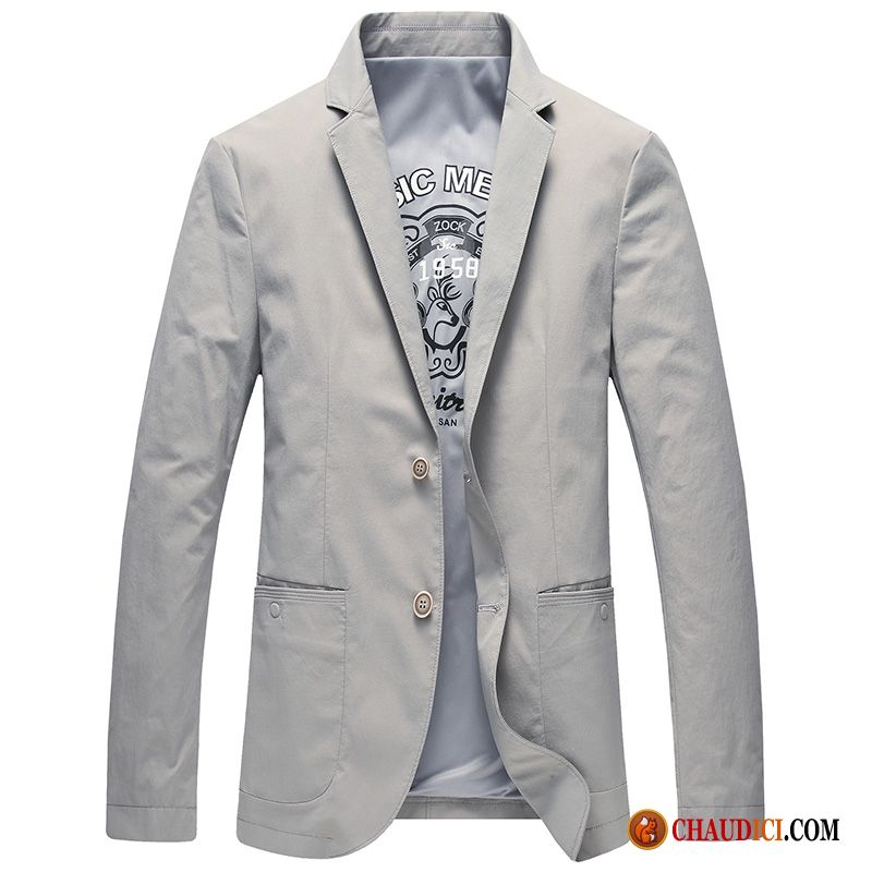 Blazer Mariage Pas Cher Homme Neige Blazer Légère Printemps Costume Slim