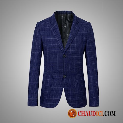 Blazer Pas Cher Homme Violet Revers Roulé Costume Homme Costume Décontractée