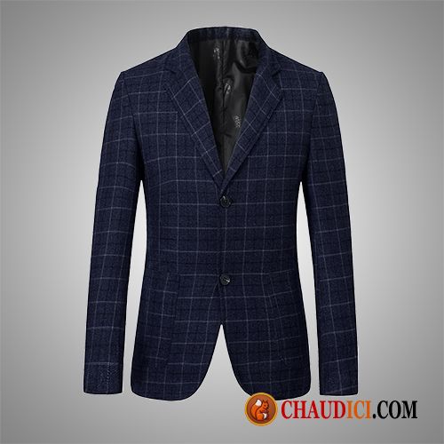 Blazer Pas Cher Homme Violet Revers Roulé Costume Homme Costume Décontractée