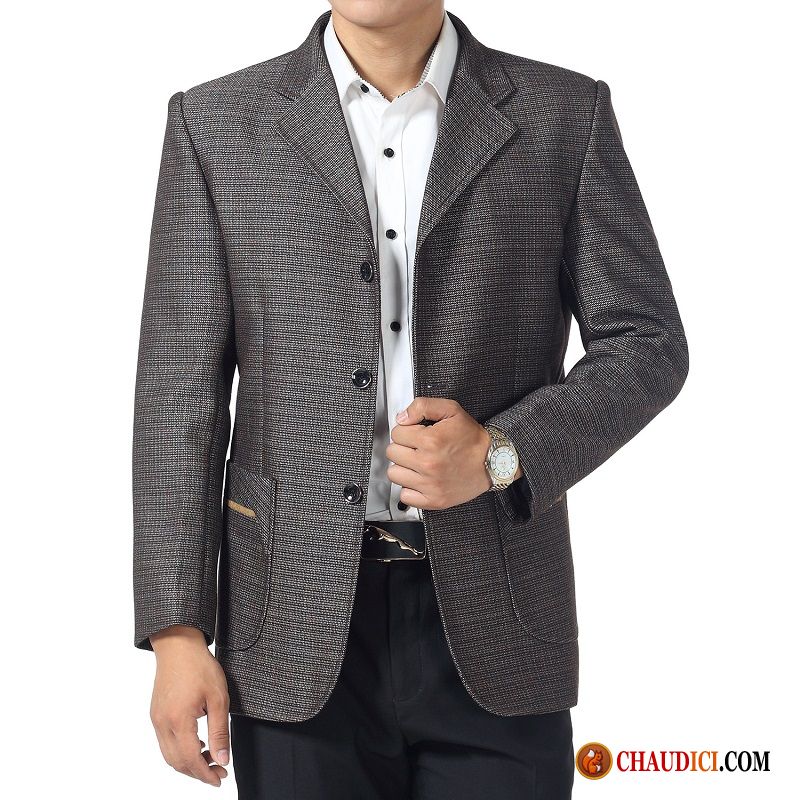 Blazer Pour Mariage Homme Costume Manteau Costume Décontractée Légère