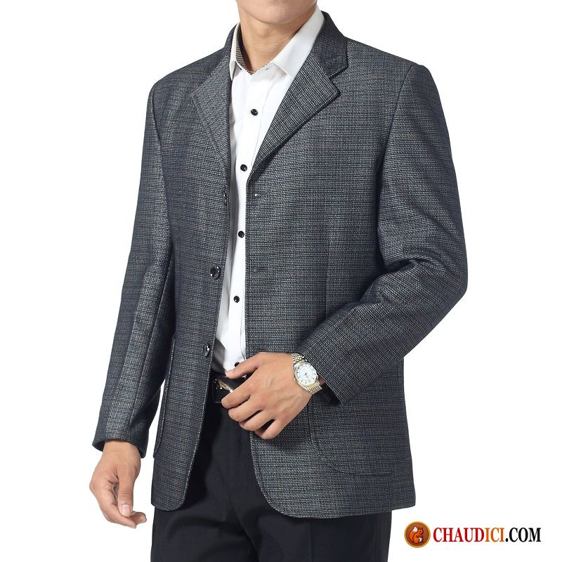 Blazer Pour Mariage Homme Costume Manteau Costume Décontractée Légère