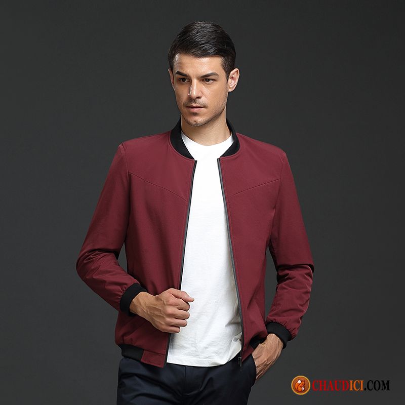 Blouson Doudoune Homme Manteau Printemps Blouson Légère Tendance