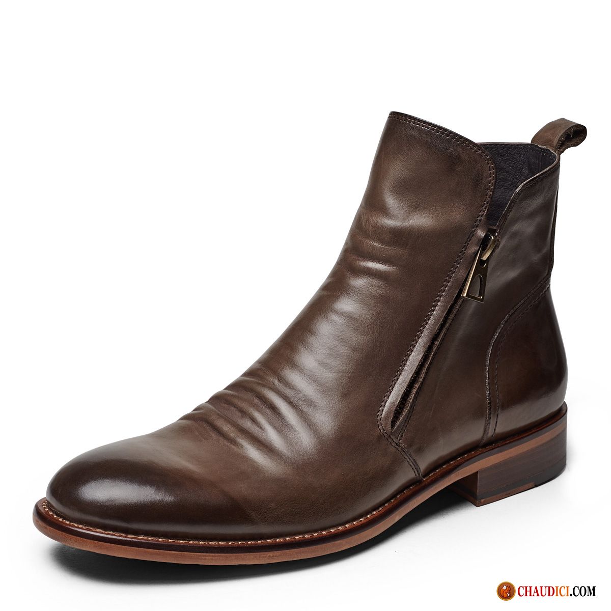 Botte Hiver Pour Homme Bottes Martin Angleterre Homme Rétro Hautes