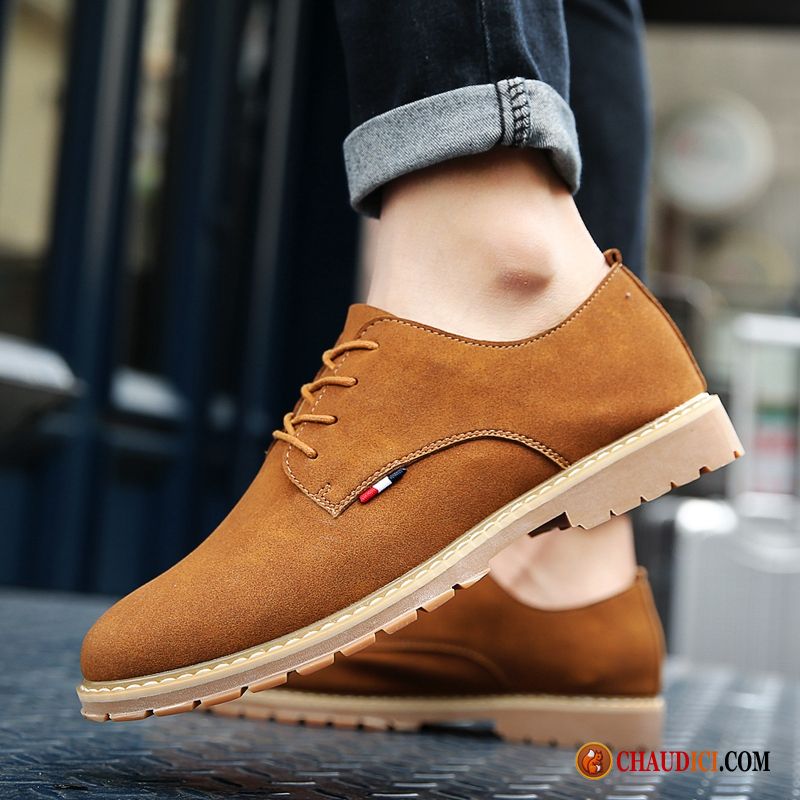 Bottes Rouge Homme Kaki Rétro Été Bottes Courtes Chaussures De Skate Tendance Pas Cher