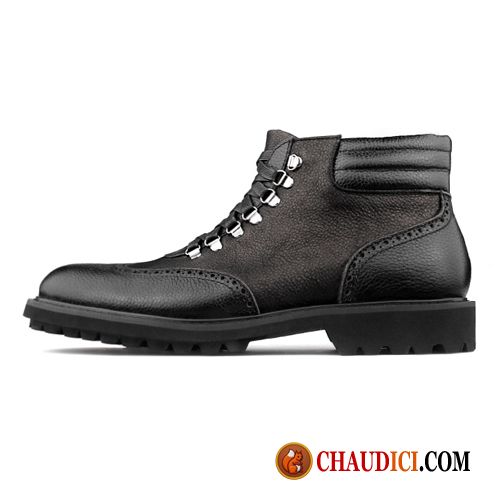 Bottine Cuir Homme Homme Tendance Bottes Courtes Bottes D'escalade Bottes Martin