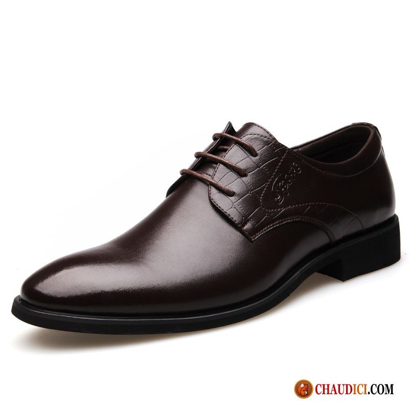 Bottines Cuir Noir Homme Jeunesse Derbies Costume Formel Chaussures De Travail Travailler