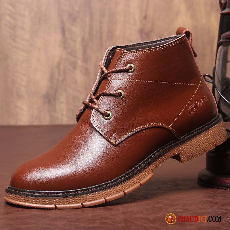 Bottines Daim Homme Respirant Marron Tous Les Assortis Angleterre Cuir Véritable