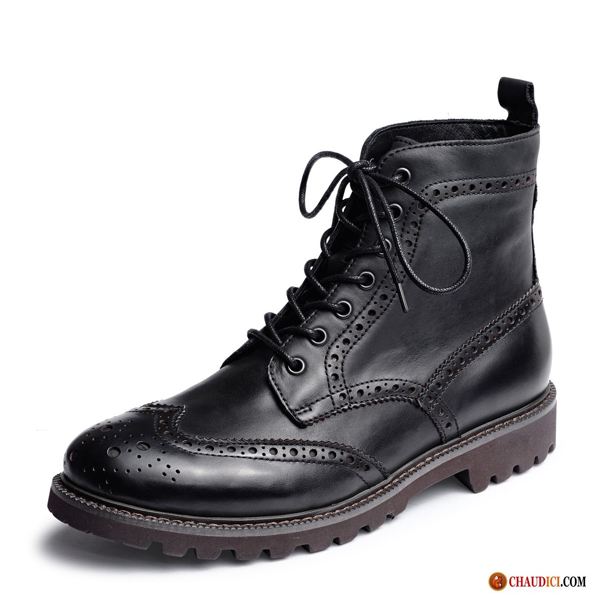 Bottines Homme Hiver Angleterre Hautes Bottes Bottes Martin Laçage Pas Cher