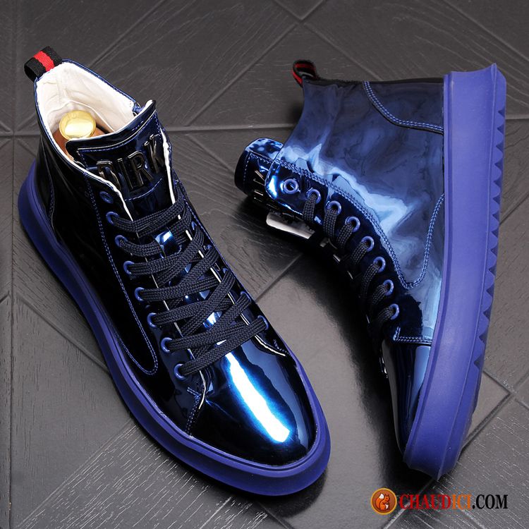 Boutique Bottes Homme Hautes Chaussures De Skate Bottes Martin Semelle Épaisse Homme Pas Cher