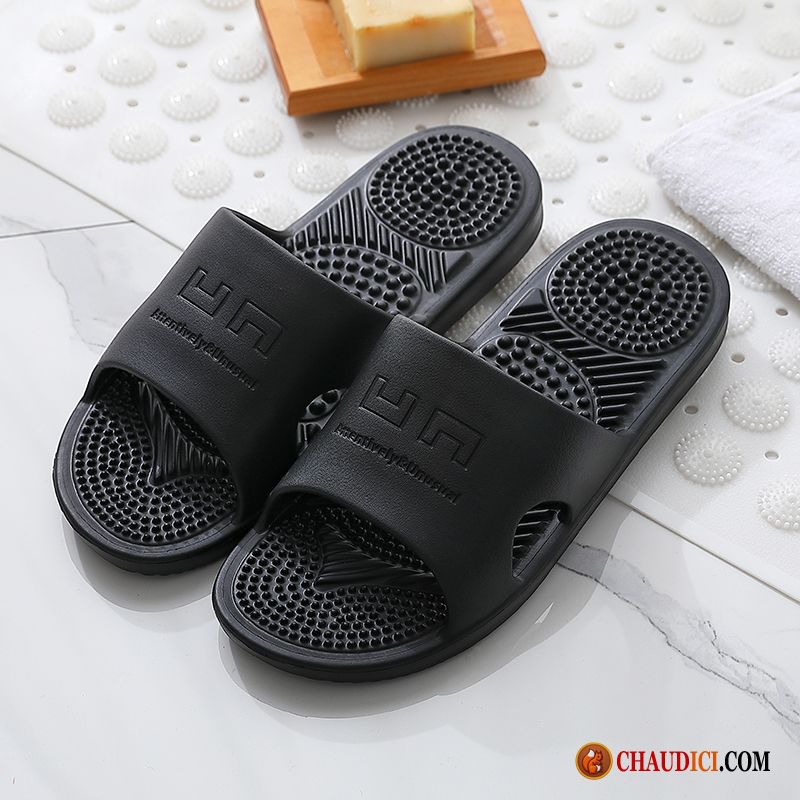 Chaussons D Hiver Pour Hommes Été De Maison Massage Tongs Chaussons Homme