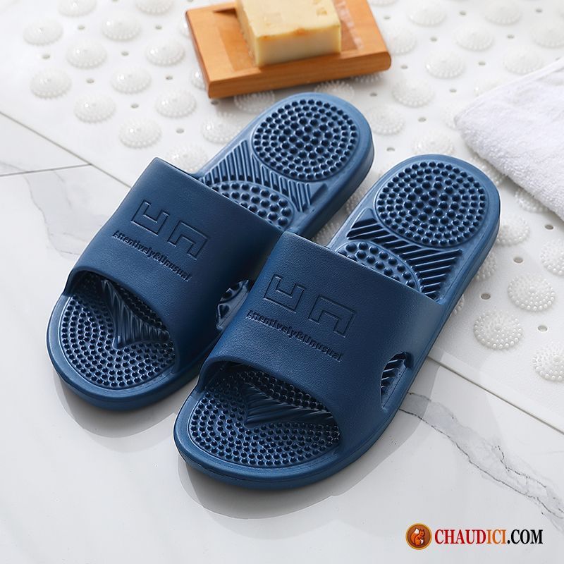 Chaussons D Hiver Pour Hommes Été De Maison Massage Tongs Chaussons Homme