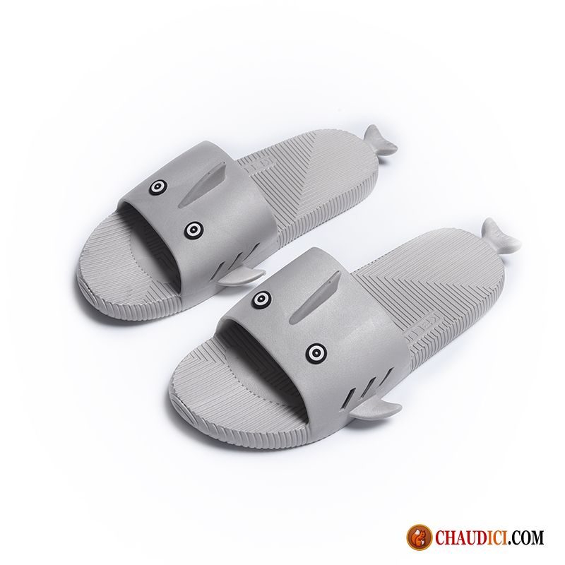 Chaussons Pantoufle Homme Blanc Été Outwear Tongs Chaussons Sandales Tendance