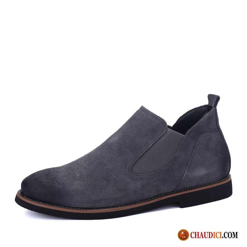 Chaussure Botte Homme Rétro Tendance Bottes Courtes Décontractée Bottes Martin