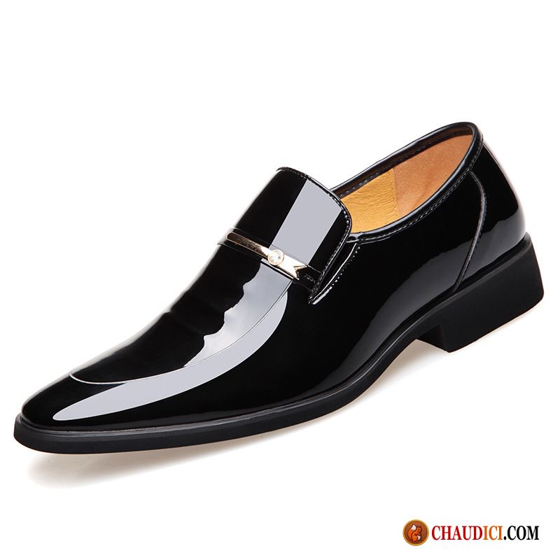 Chaussure Cuir Homme Italienne Pérou Derbies Mariée Marron Cuir Verni Mariage